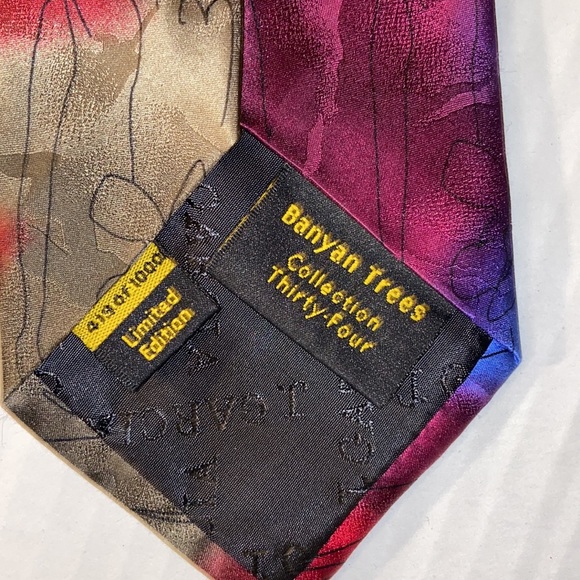 J. Garcia Babylon Trees Collection Thirty Four Men’s Limited Edition Necktie - Picture 4 of 5